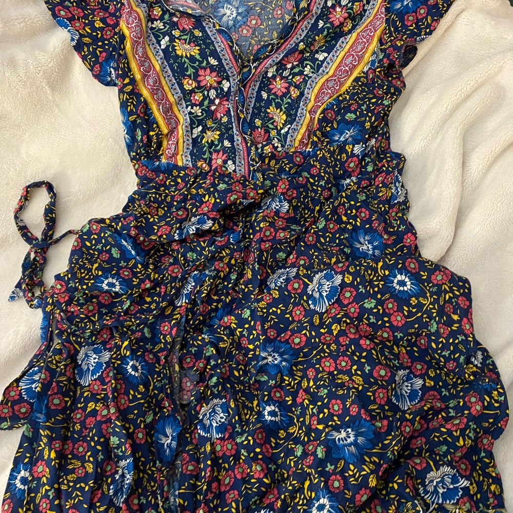 Boho side slip dress